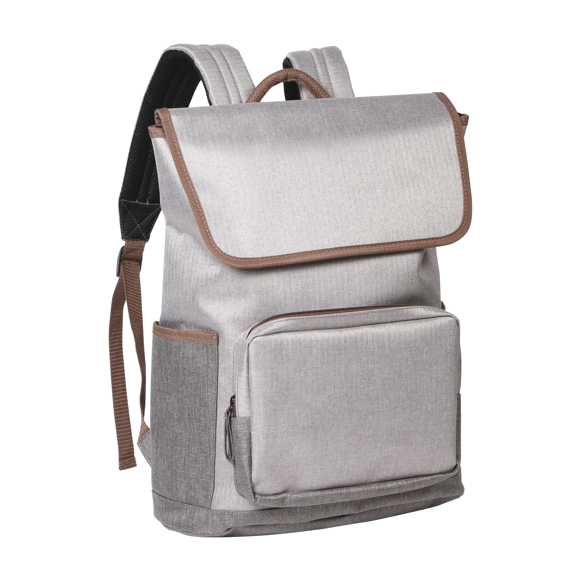 MOCHILA BITONO CON BOLSA AL FRENTE E477